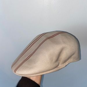 Kangol neutral color old school stripe cap size la